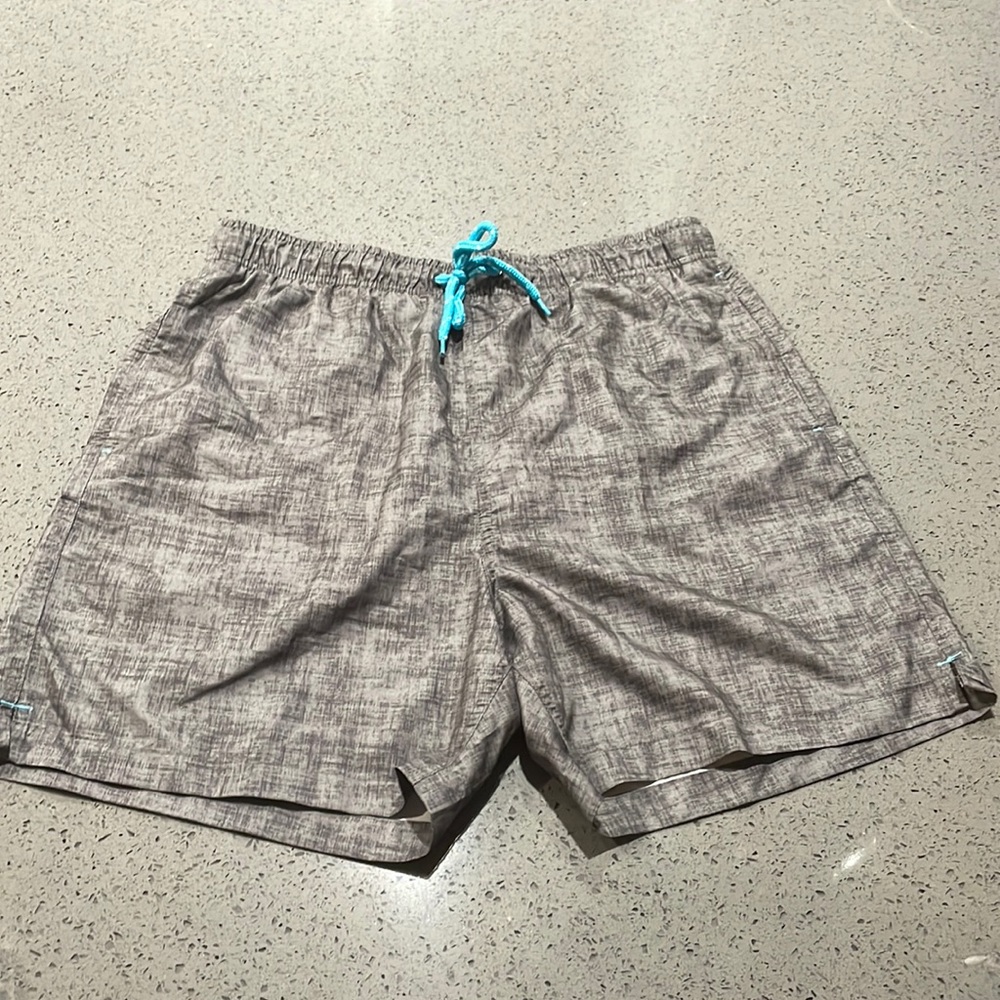 Grey Adult men swim trunks